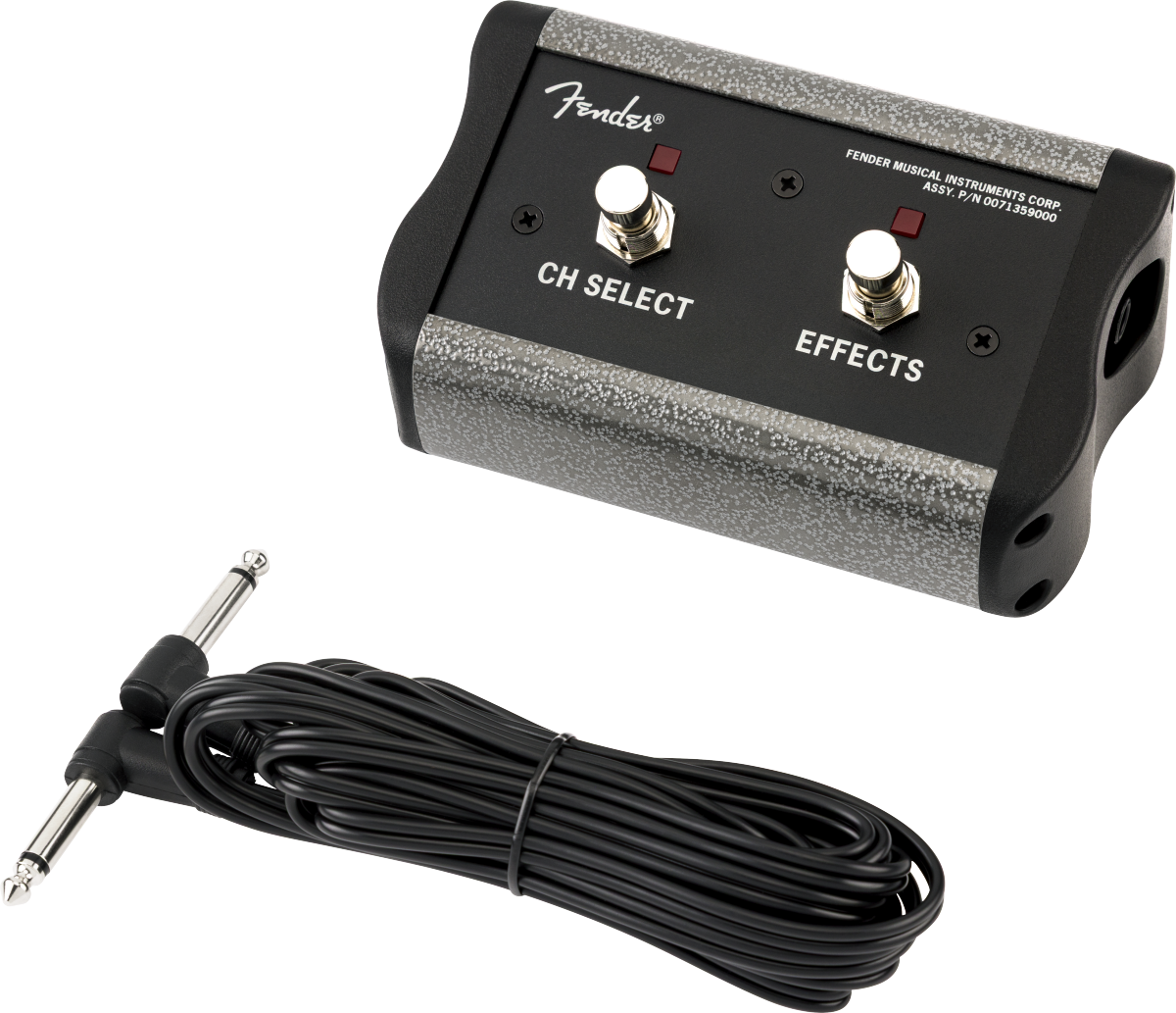 FENDER 2-Button Footswitch: Channel Select / Effects On/Off with 1/4 Jack - 0071359000