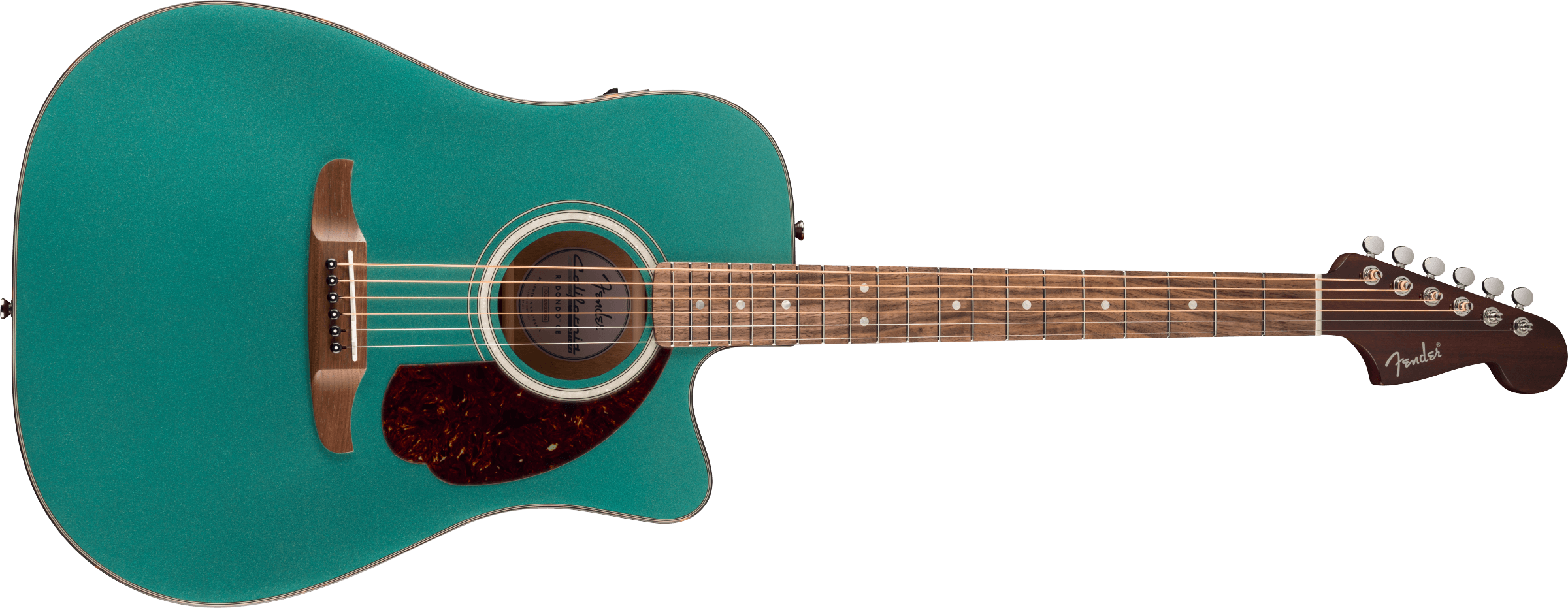FENDER California Deluxe Redondo Ce, Walnut Fingerboard, Sherwood Green - 0974620546
