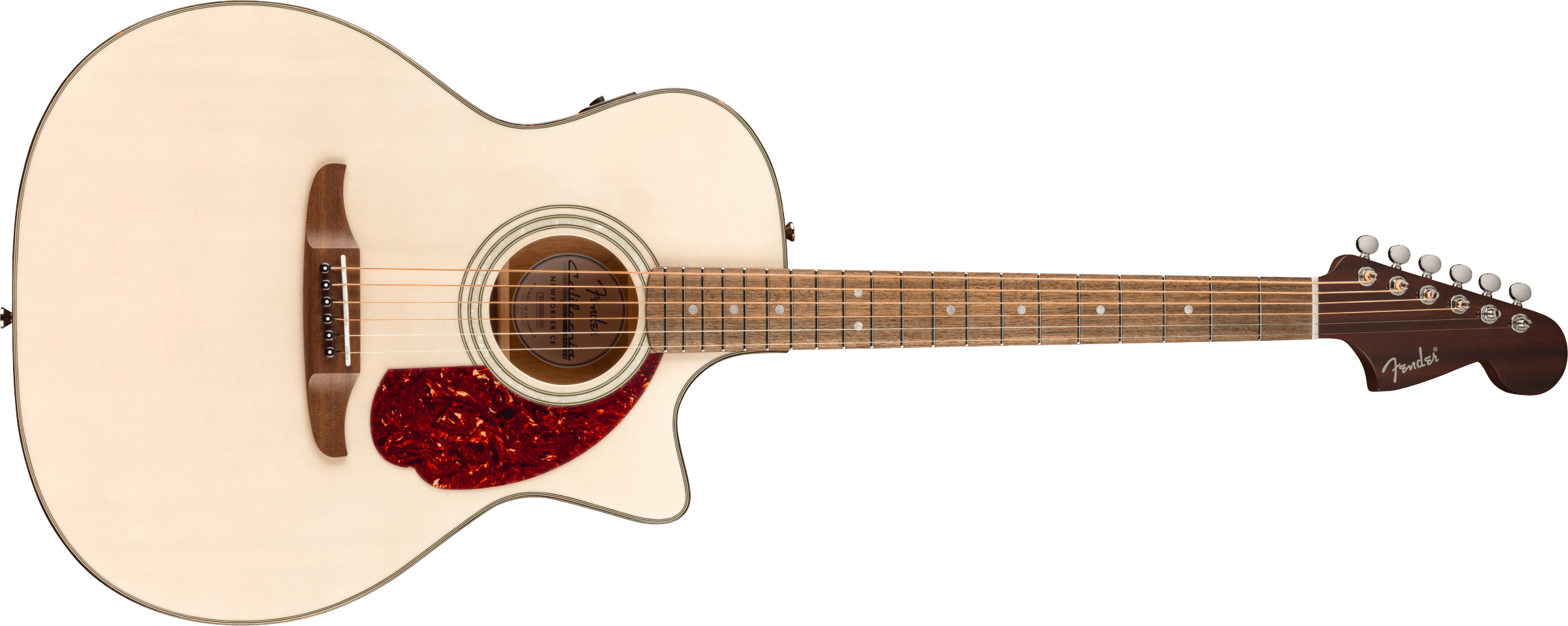 FENDER California Deluxe Newporter CE, Walnut Fingerboard, White Blonde - 0974690501