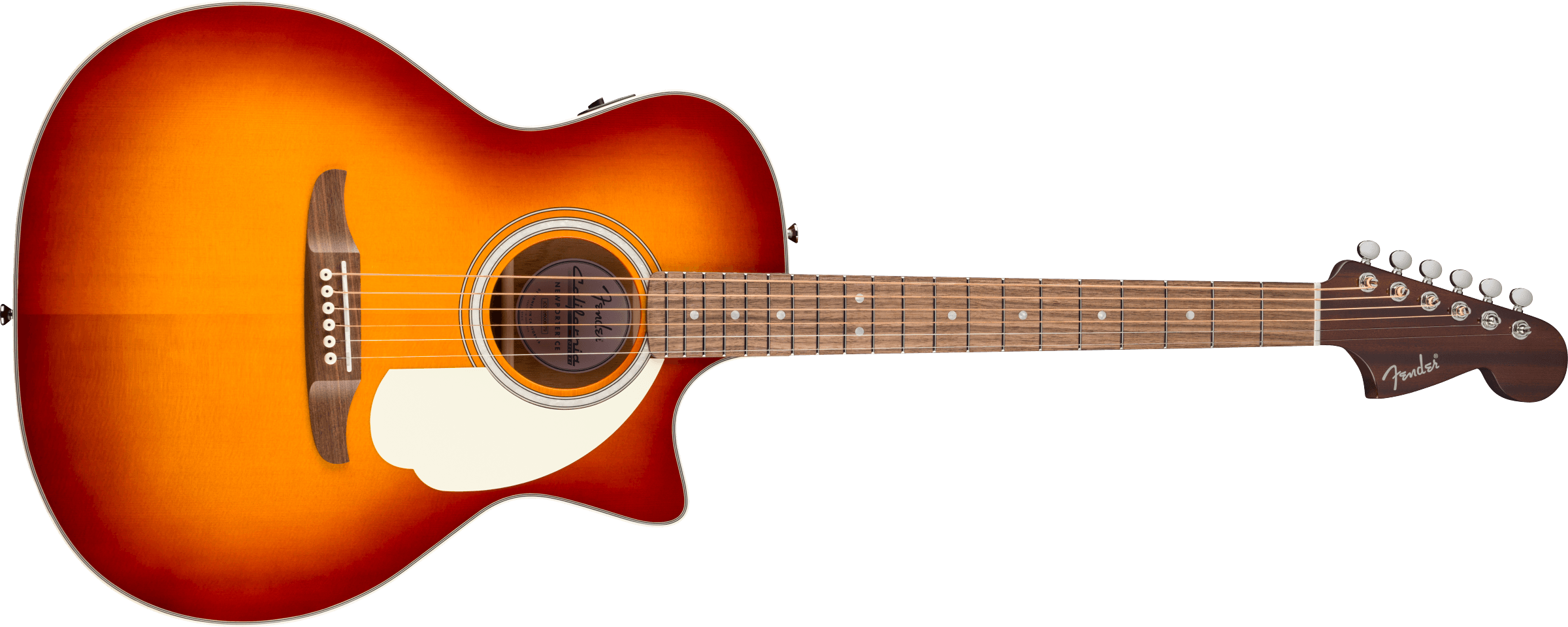 FENDER California Deluxe Newporter CE, Walnut Fingerboard, Sienna Sunburst - 0974691547