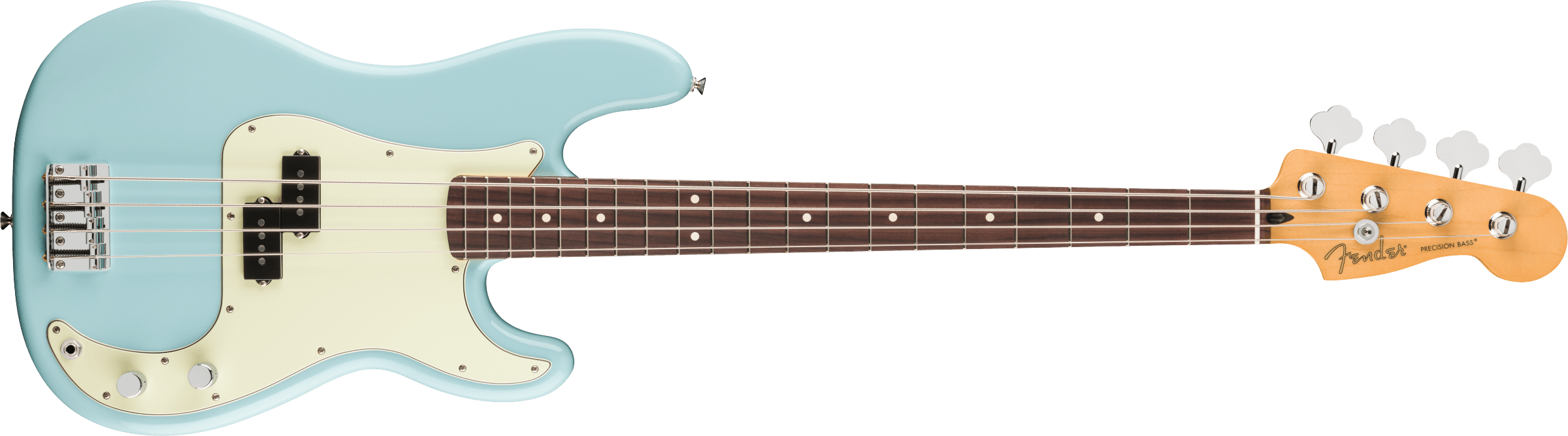 FENDER 75th Anniversary Player Ii Precision Bass, Rosewood Fingerboard, Daphne Blue - 0146470504