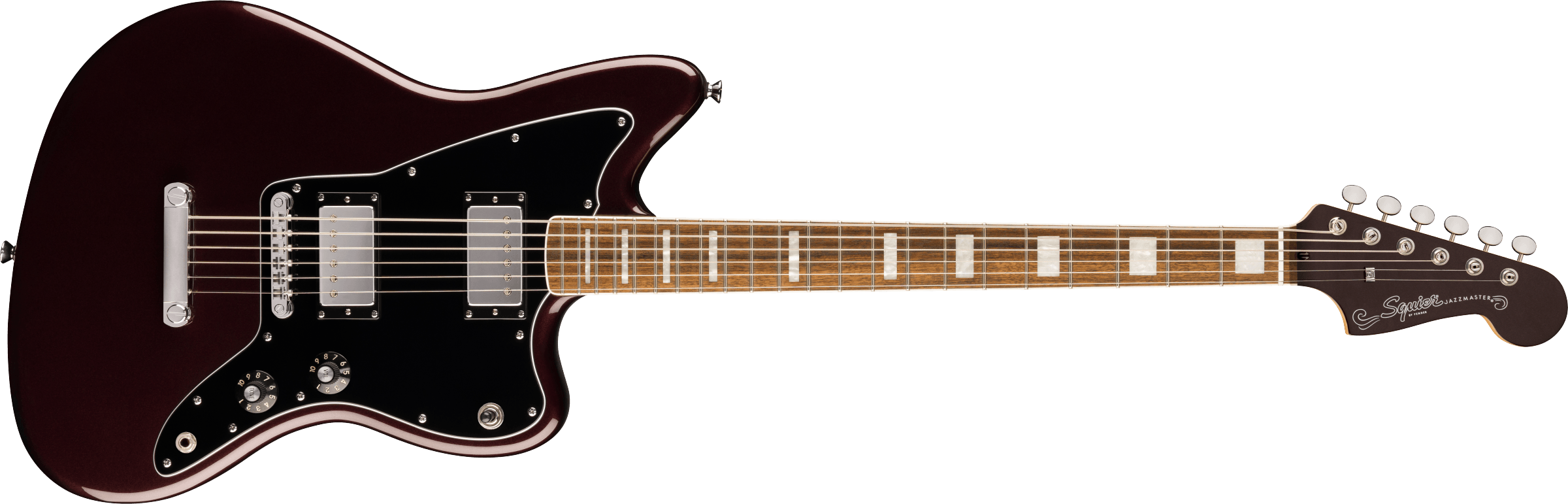 SQUIER Paranormal Baritone Jazzmaster HH Oxblood 0377075593