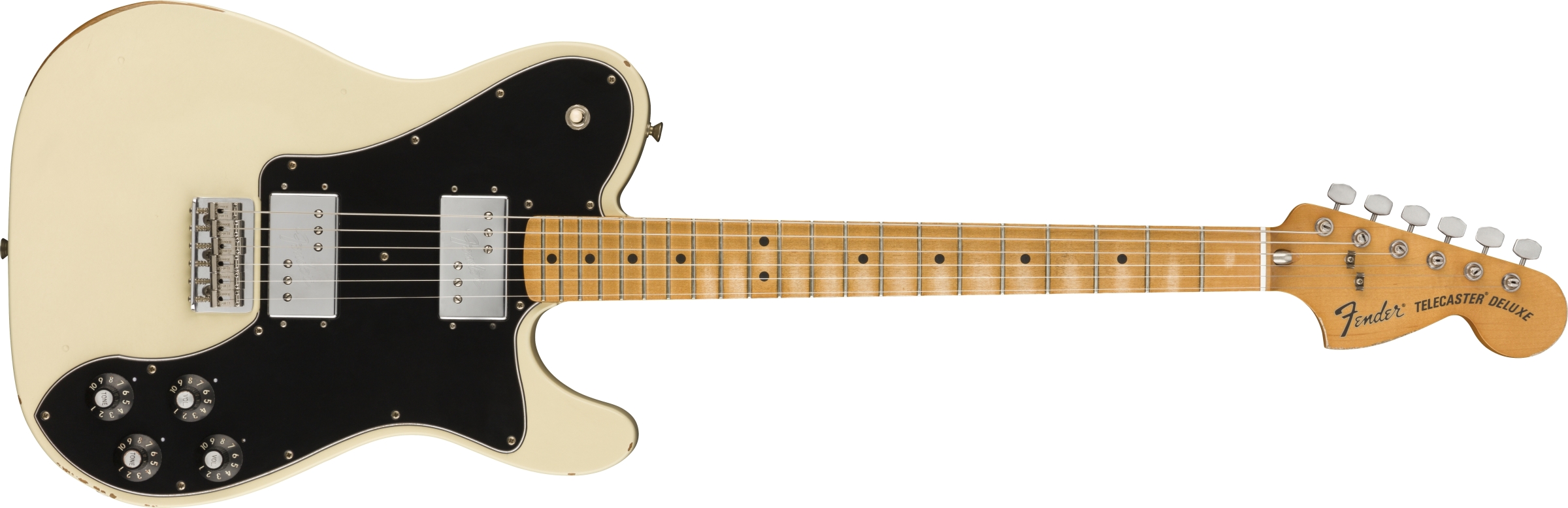 For Fender Professional Tele Deluxe Humbucker Style Guitar Pickguard Scratch Plate 3 Ply Black