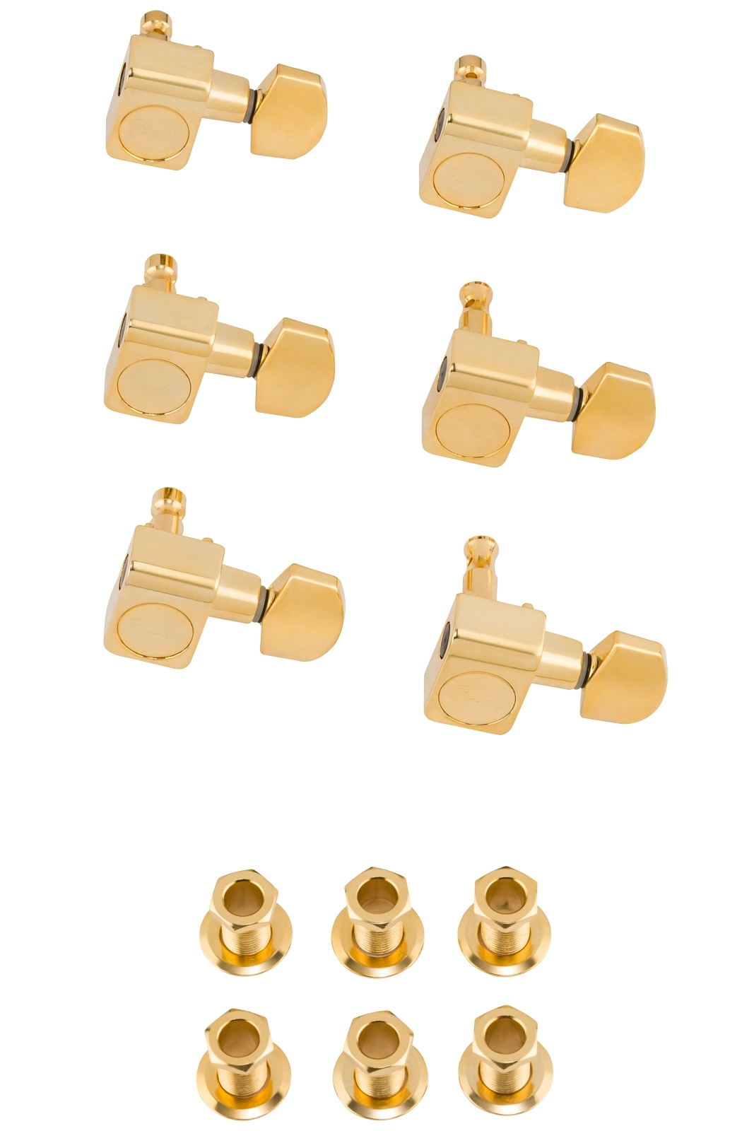 American Pro Staggered Stratocaster®/Telecaster® Tuning Machine Sets