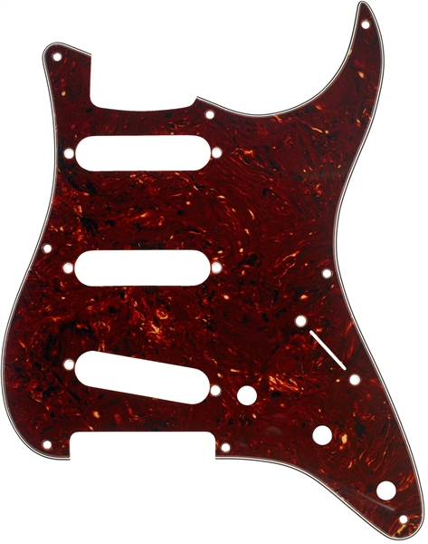 RED TORTOISE SHELL 4 PLY PICKGUARD FOR FENDER JAZZMASTER