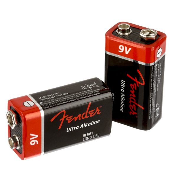 Fender Performance 9V Batteries TwoPack Fender Performance 9V