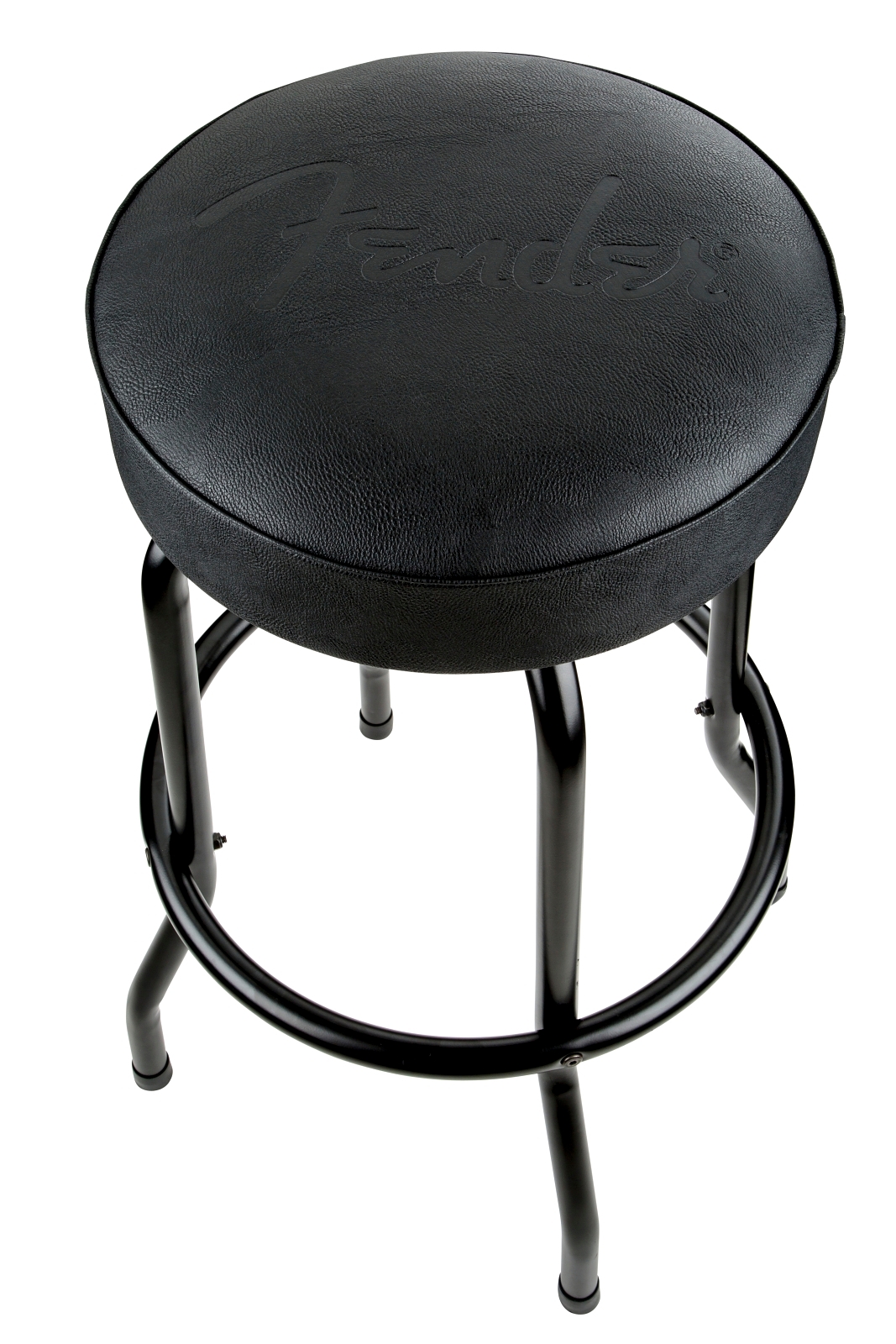 Levoberg Housse de tabouret ronde et élastique en cuir synthétique