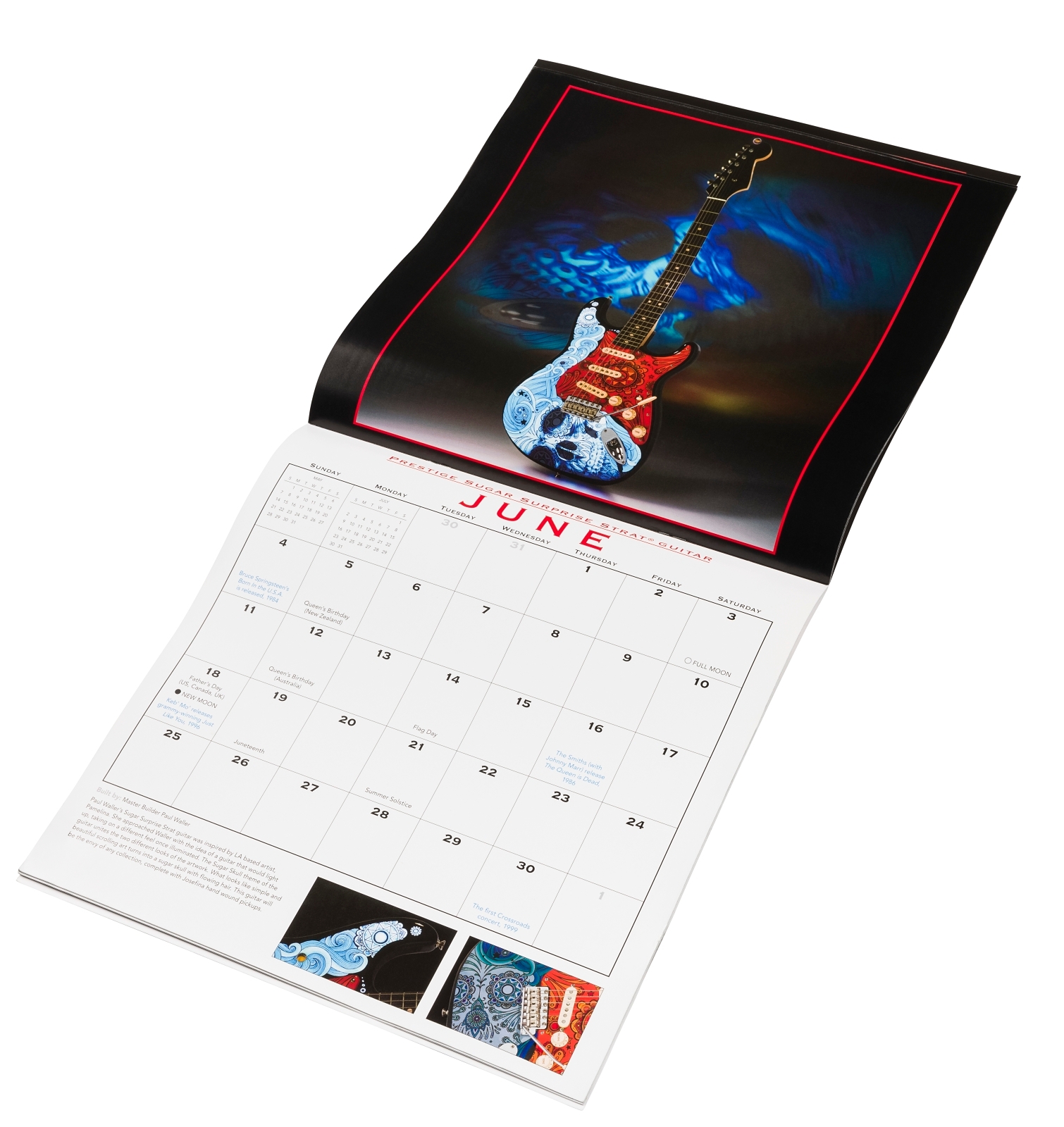 2024 Fender® Custom Shop Calendar Lifestyle