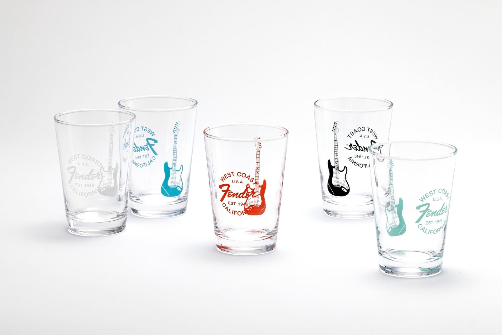 Fender® West Coast Logo Glass Home & Office