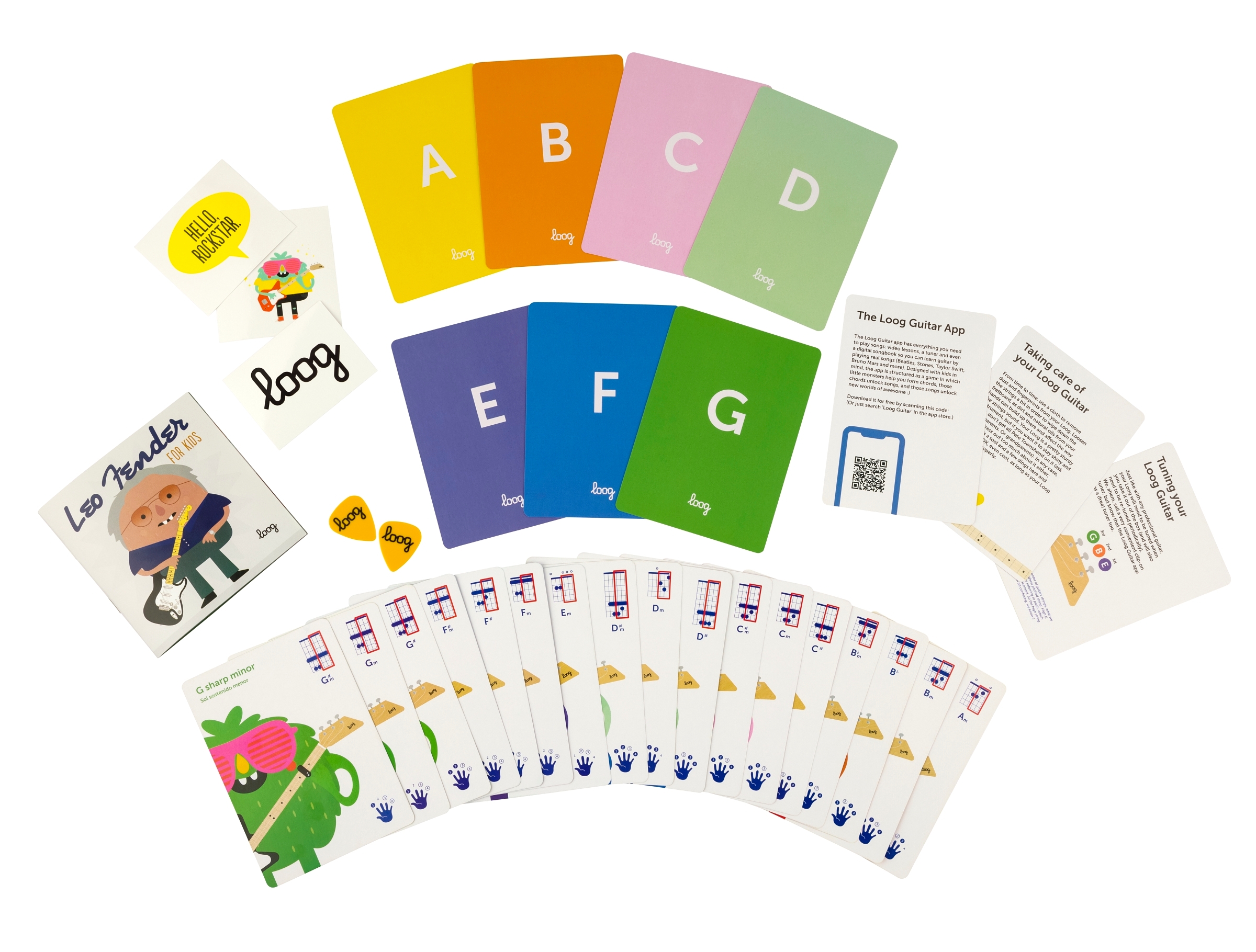 Fender x Loog Stratocaster 3String Children's Guitar Lifestyle