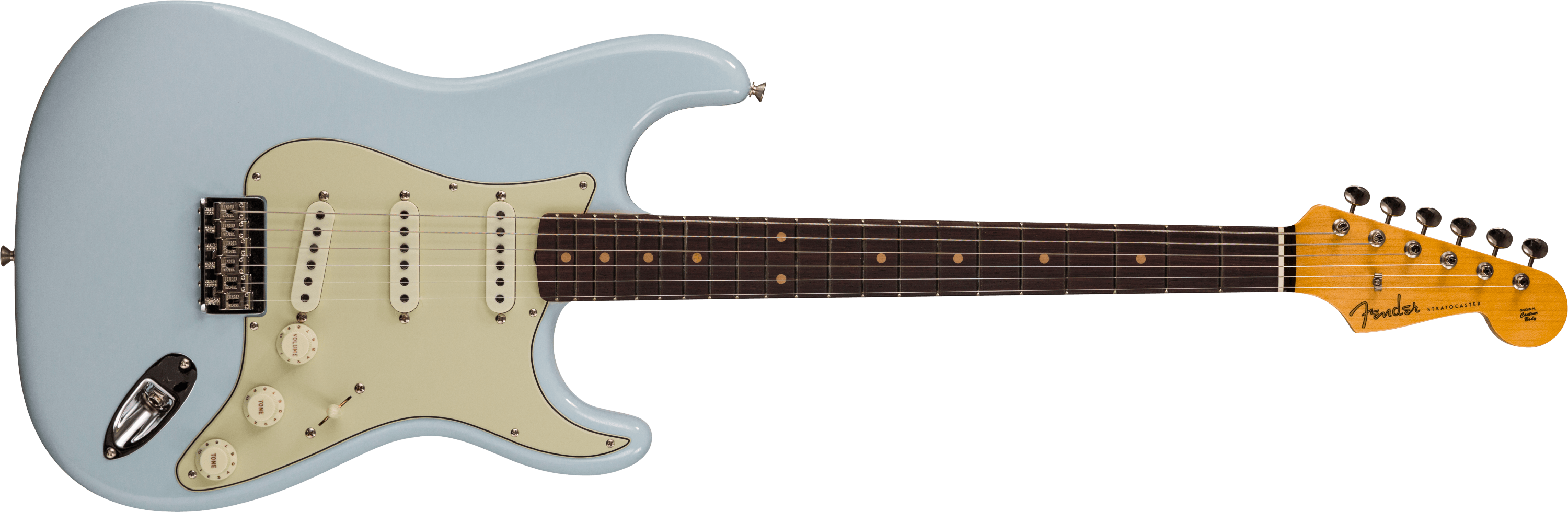 ギター Fender CS Vintage Custom 1959 Strat Fender Custom Shop Vintage Custom 1959 Hardtail Strat, Faded Aged