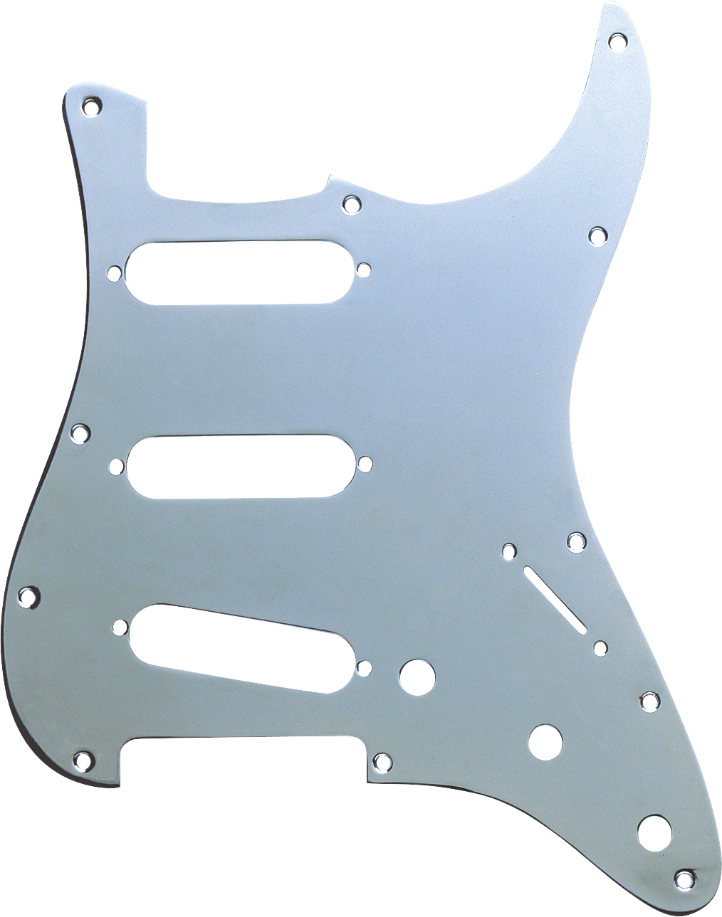 Pickguard SSS De Style Moderne En Aluminium Anodisé 11 Trous Pour Guitare Fender Strat Américaine/mexicaine (bleu