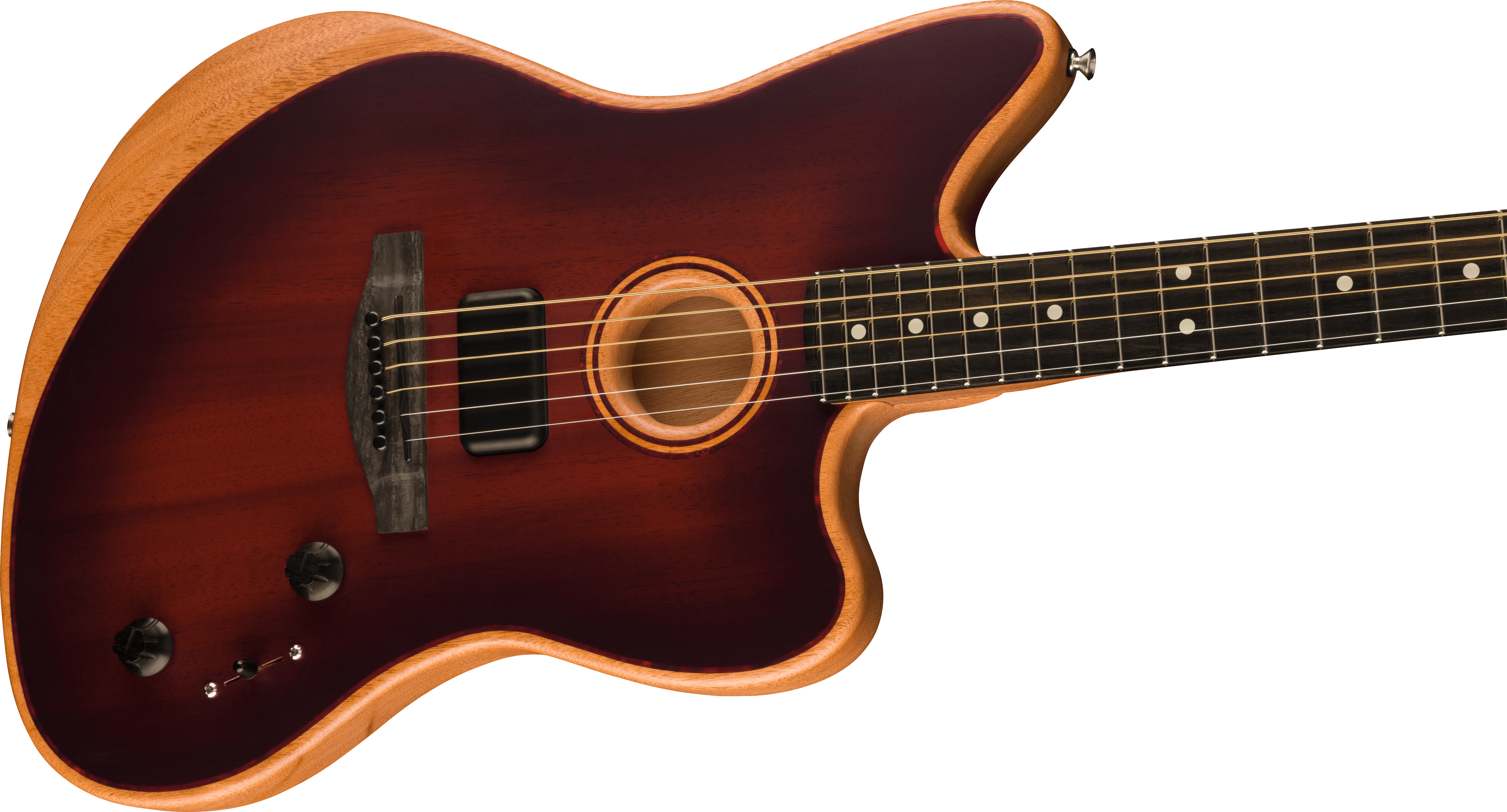 Fender acoustasonic All Mahogany (説明必読) The Big Review: Fender American Acoustasonic Jazzmaster All