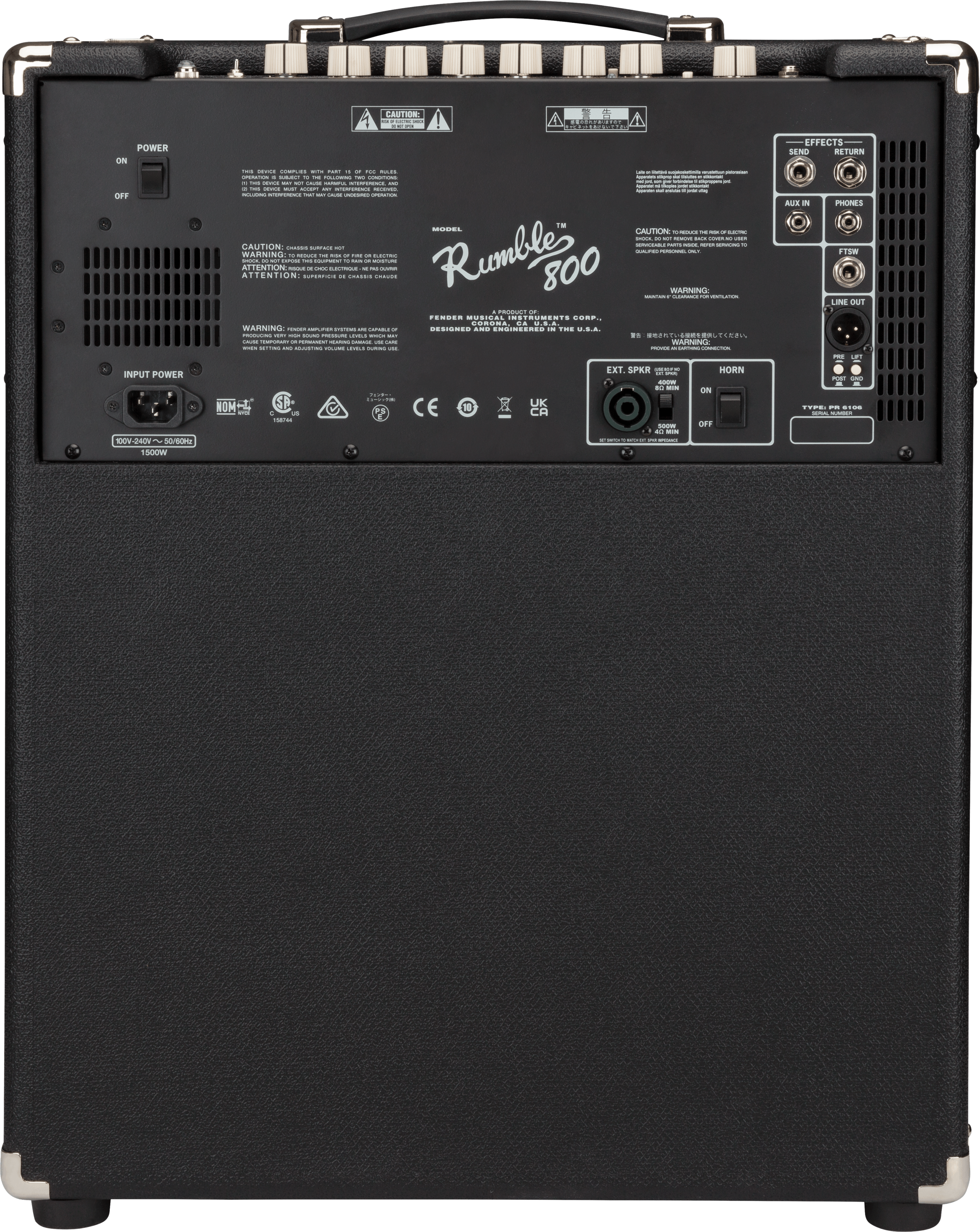 Rumble™ 800 Combo – Fender