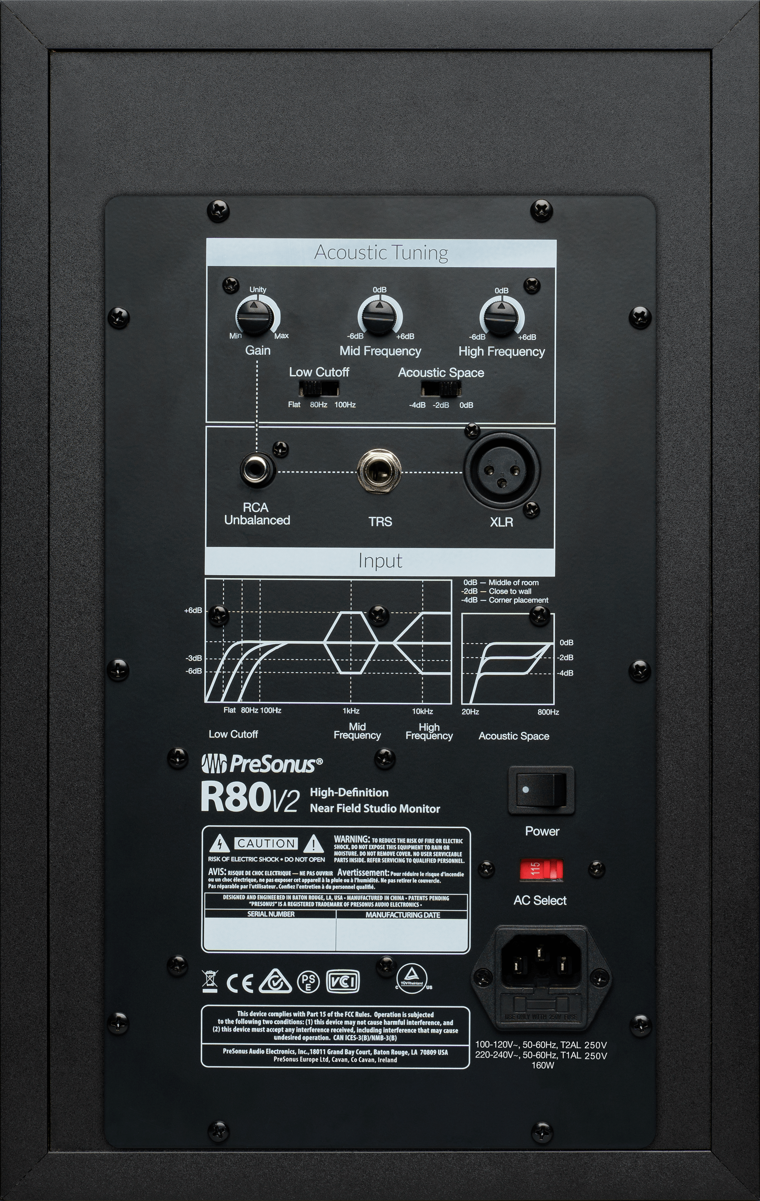 PreSonus R80 V2 Studio Monitor
