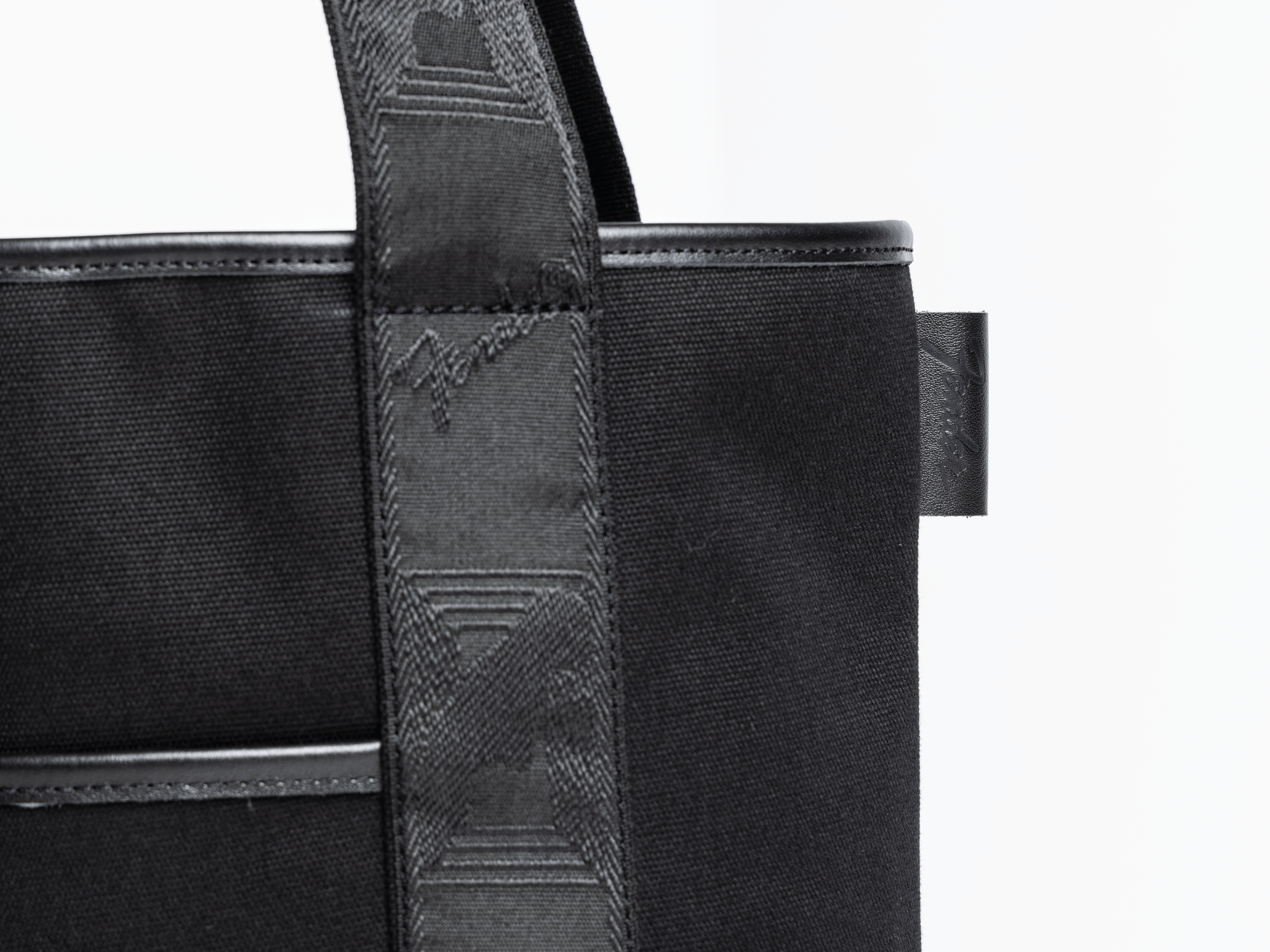 Limited Fender® Monogrammed Canvas Tote Tokyo Black
