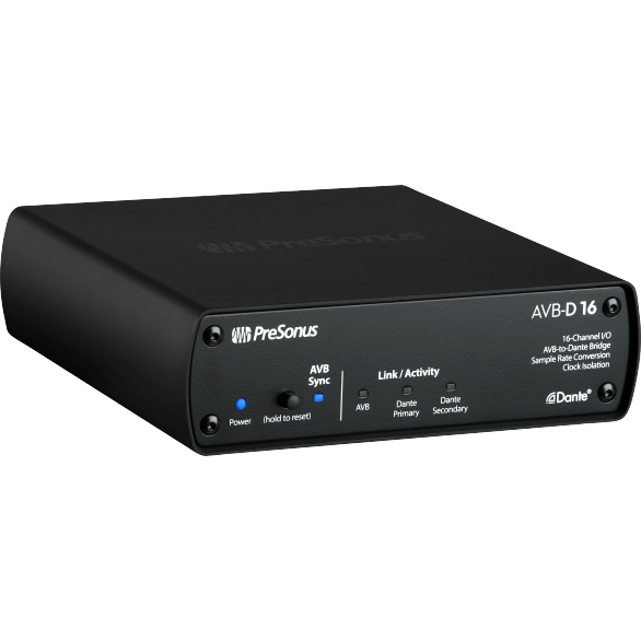 PreSonus® AVBD16 Network Switch and Bridge Mixers